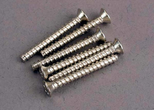 zTraxxas 2651 - Screws 3x25mm Countersunk Self-Tapping (6) (769050411057)