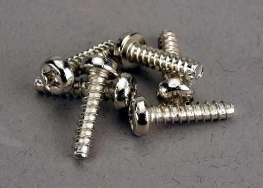 Traxxas 2676 - Screws 3X12Mm Roundhead Self-Tapping (6) (8827587690733)