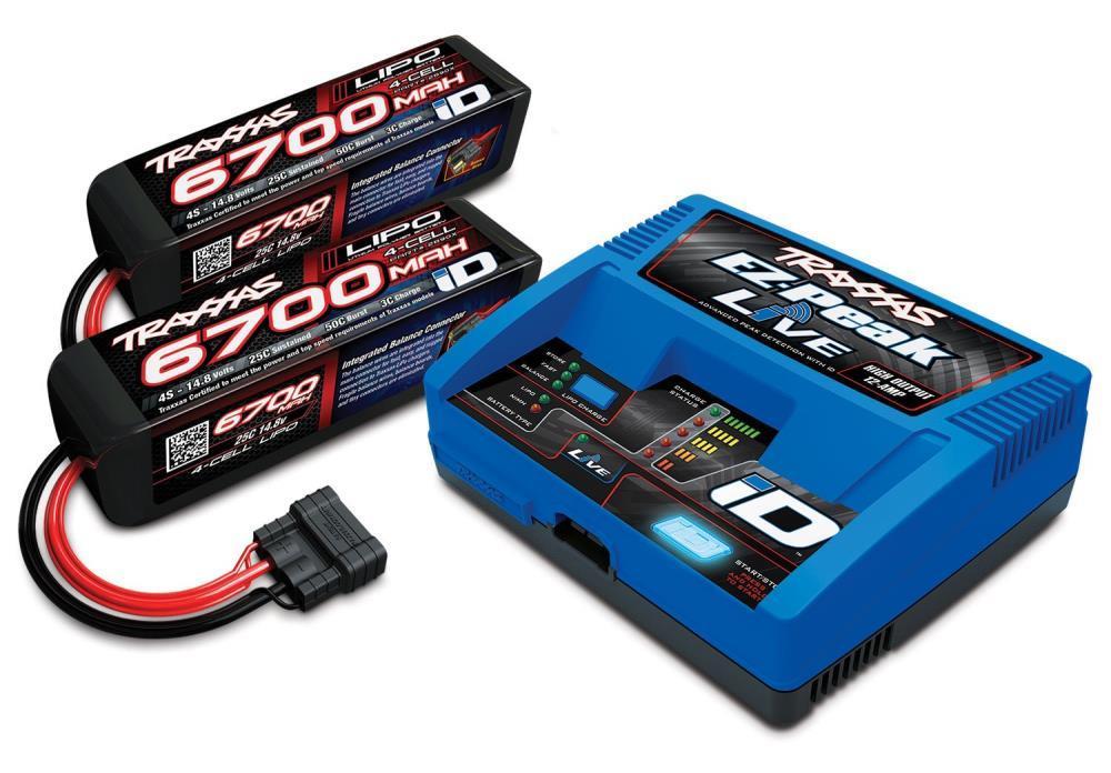 Traxxas 2993 - 2 x 4s Battery/Charger Completer Pack - Hobby City NZ