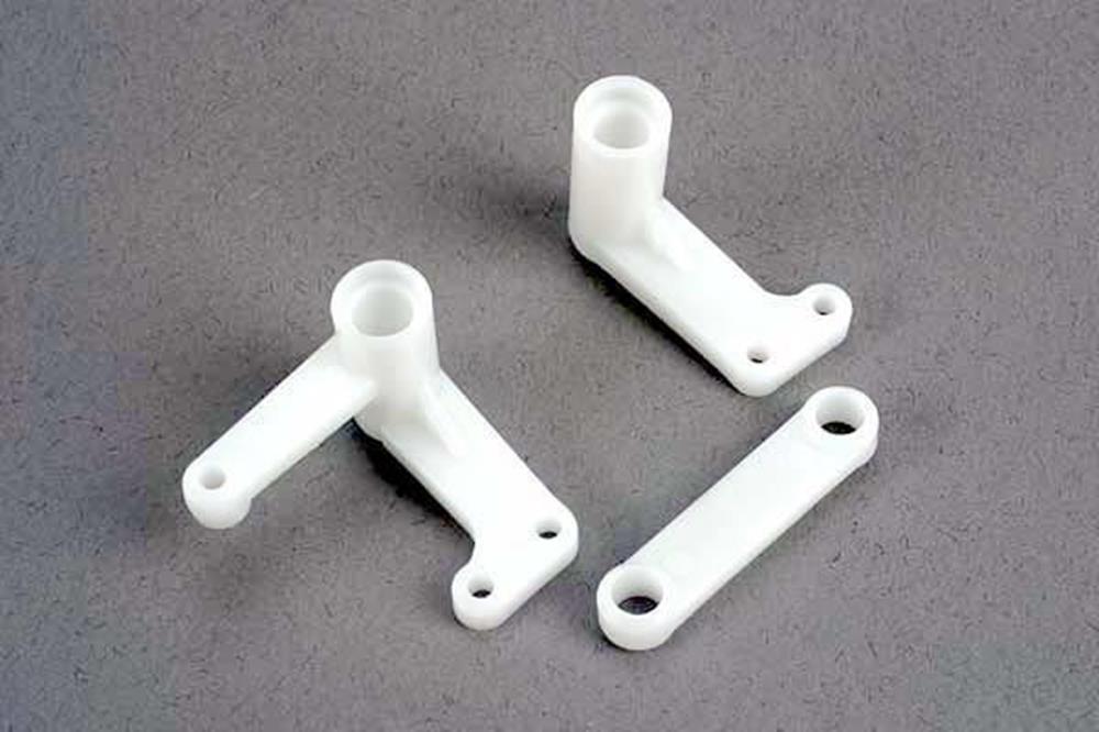 Traxxas 3743 - Steering Bellcranks (L&R)/ Draglink (7540662632685)