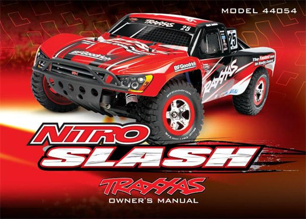 Traxxas 4498 - Owner's manual Nitro Slash (8827740061933)