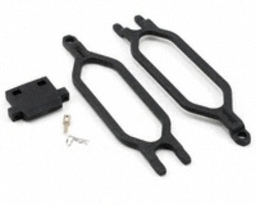 Traxxas 6727 - Hold down battery (2)/ hold down retainer/ battery post/ angled body clip (8827951153389)