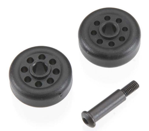 Traxxas 6977 - Wheels (2)/ axle (1) (for wheelie bar #6978) (8827955249389)