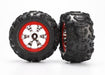 Traxxas 7272 - Geode Chrome Red Beadlock Style Wheels Canyon At Tires (2) (8827959509229)