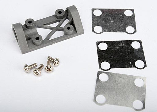 zTraxxas 4827A - Bearing Block Front (Supports Front Shaft) (Grey) - Hobby City NZ