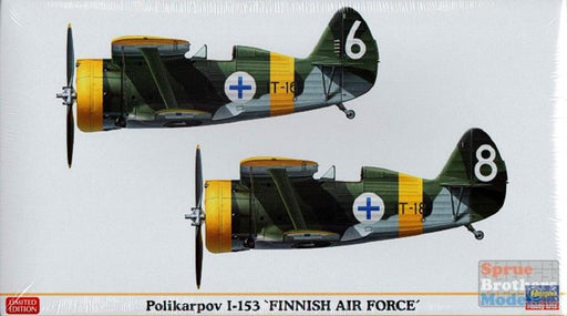 Hasegawa 02144 1/72 Polikarpov I- 153 Finn Air Force (2 kits) Limited Edition - Hobby City NZ