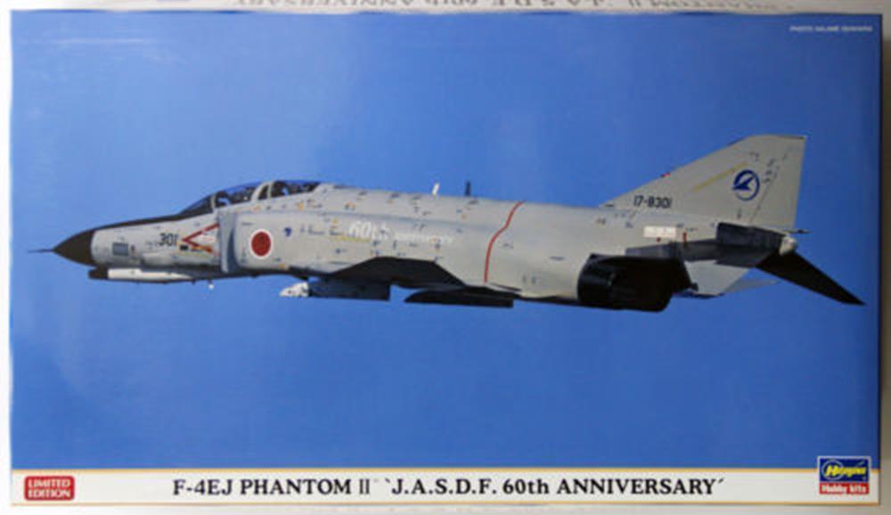 Hasegawa 02147 1/72 F- 4EJ Phantom II JASDF 60th Anniversary Limited Edition - Hobby City NZ (7650636890349)