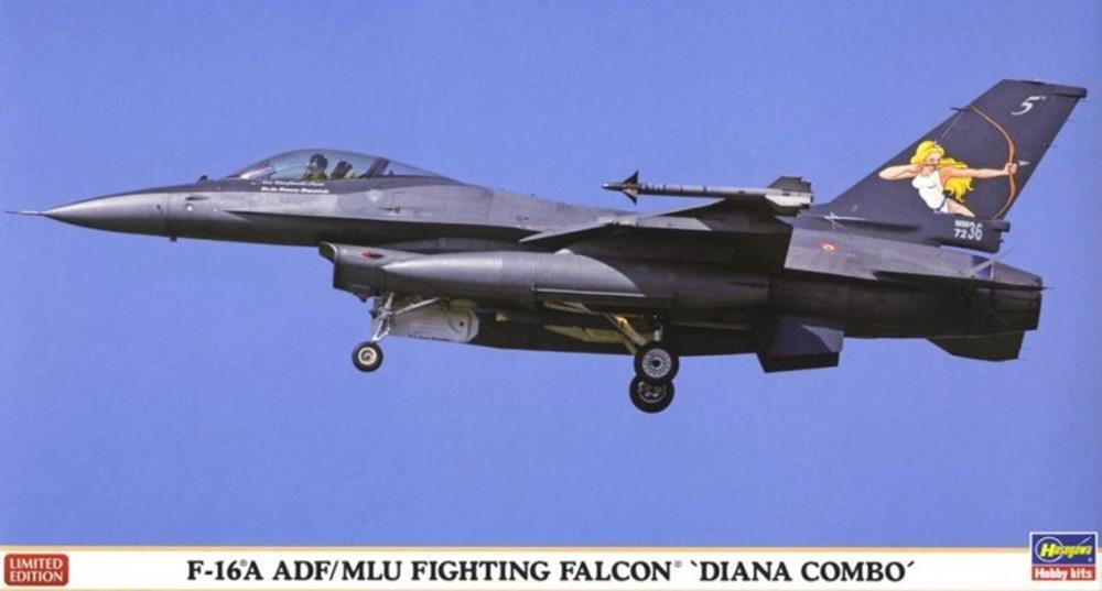 Hasegawa 02172 1/72 F-16A ADF/MLU Fighting Falcon (2 kits) Limited Edition - Hobby City NZ (7650639151341)