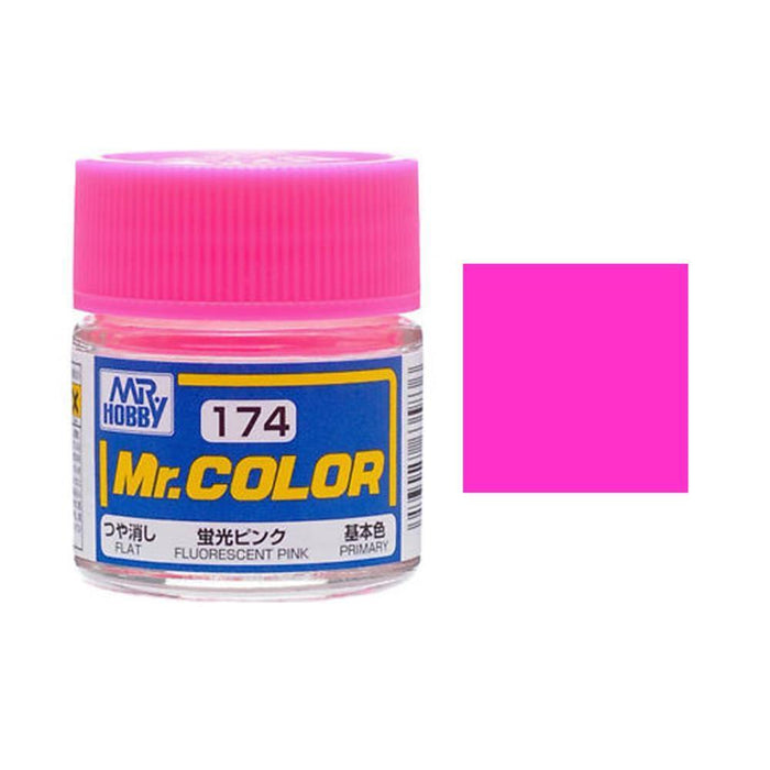 Gunze C174 Mr. Color -  Semi Gloss Fluorescent Pink - Hobby City NZ (7637238284525)