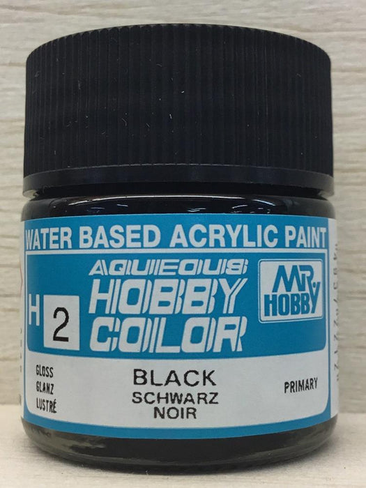 Gunze H002 Mr. Hobby Aqueous Gloss Black (8177829937389)