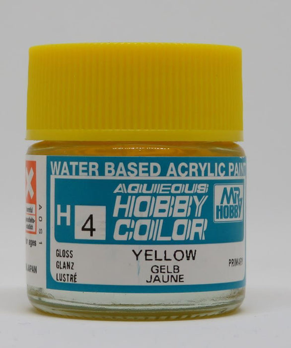 Gunze H004 Mr. Hobby Aqueous Gloss Yellow (7637256732909)