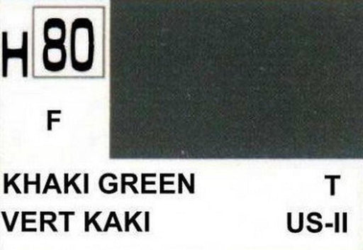 Gunze H080 Mr. Hobby Aqueous Flat Khaki Green - Hobby City NZ