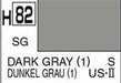 Gunze H082 Mr. Hobby Aqueous Semi-Gloss Dark Grey 1 (7637266071789)
