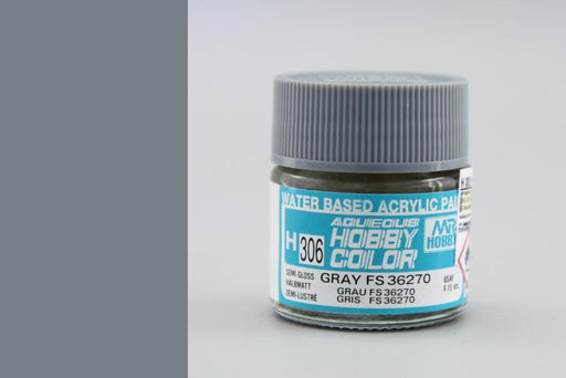 Gunze H306 Mr. Hobby Aqueous Semi-Gloss Grey FS 36270 (7603043533037)