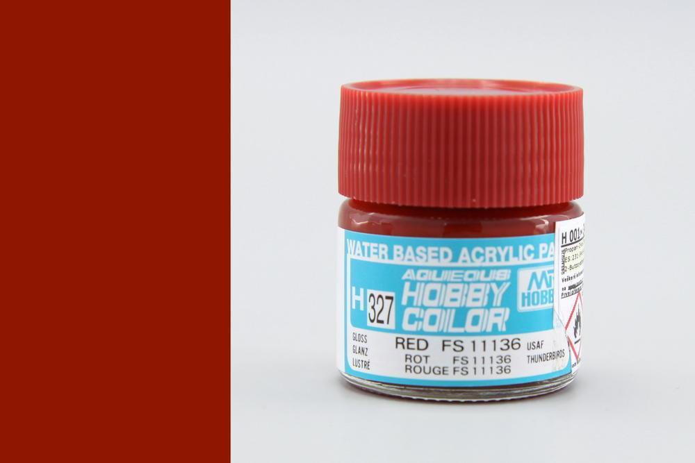 Gunze H327 Mr. Hobby Aqueous Gloss Red FS 11136 (7603044417773)