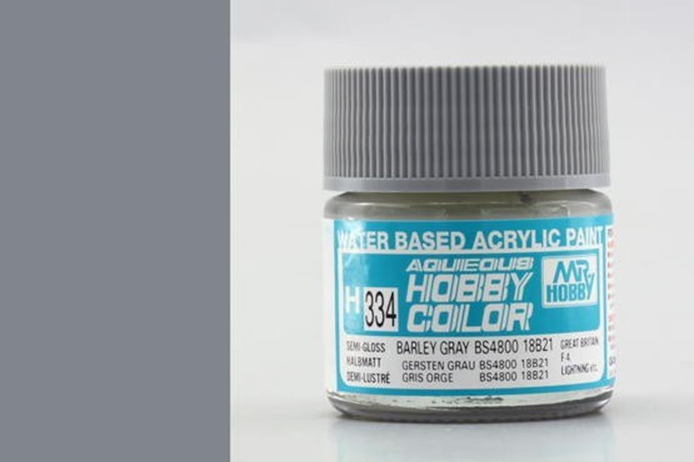 Gunze H334 Mr. Hobby Aqueous Semi-Gloss Barley Grey - Hobby City NZ