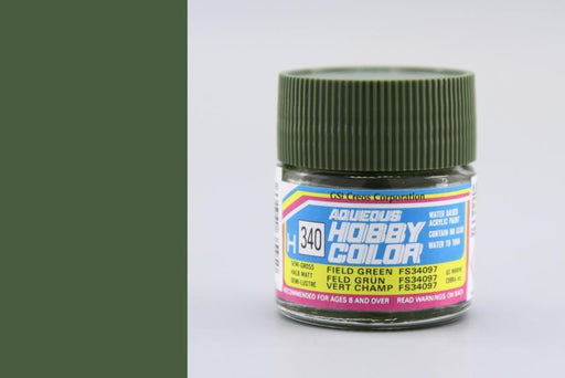 Gunze H340 Mr. Hobby Aqueous Semi-Gloss Field Green - Hobby City NZ