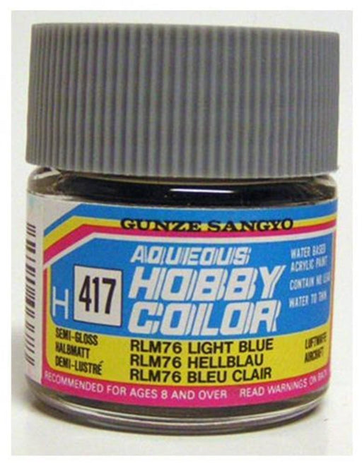 Gunze H417 Mr. Hobby Aqueous RLM 76 Light Blue (7603045728493)