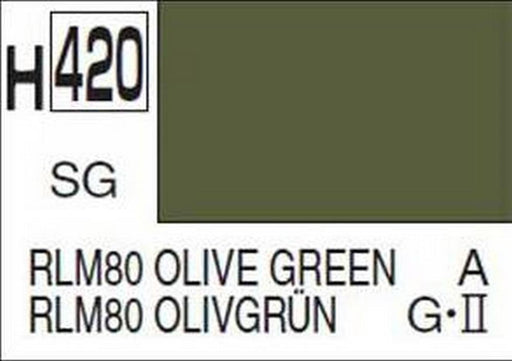 Gunze H420 Mr. Hobby Aqueous RLM 80 Olive Green (7637267284205)