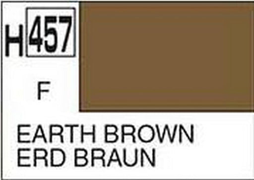Gunze H457 Mr. Hobby Aqueous Railway Color - - Flat Earth Brown (7650662121709)
