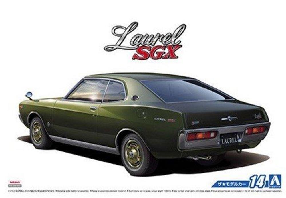 Aoshima 05211 1/24 NISSAN KHC130 LAUREL HT 2000SGX '75 (8294587957485)