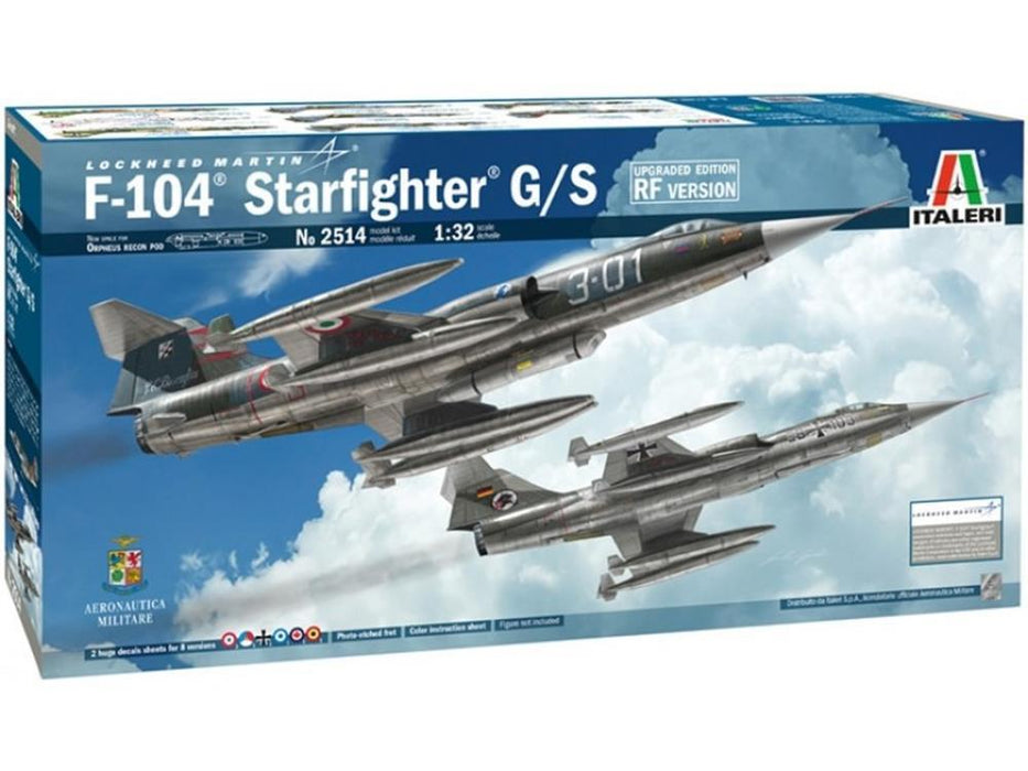 Italeri 2514 1/32 TF-104G STARFIGHTER upgrade version (8294589202669)