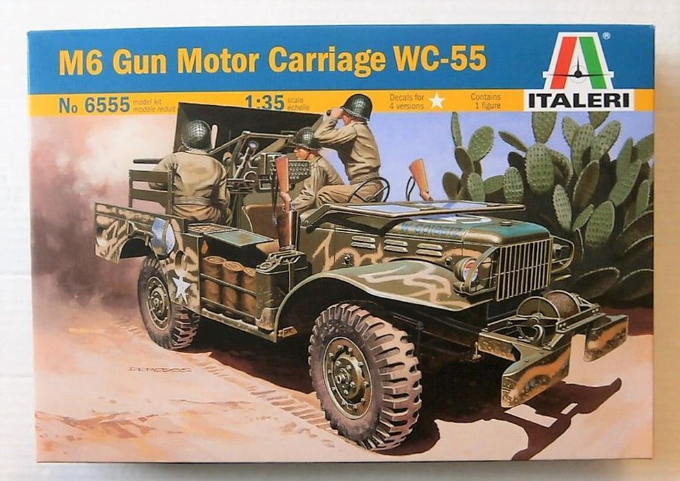 Italeri 6555 1/35 M6 GUN MOTOR CARRIAGE WC-55 (7893047148781)