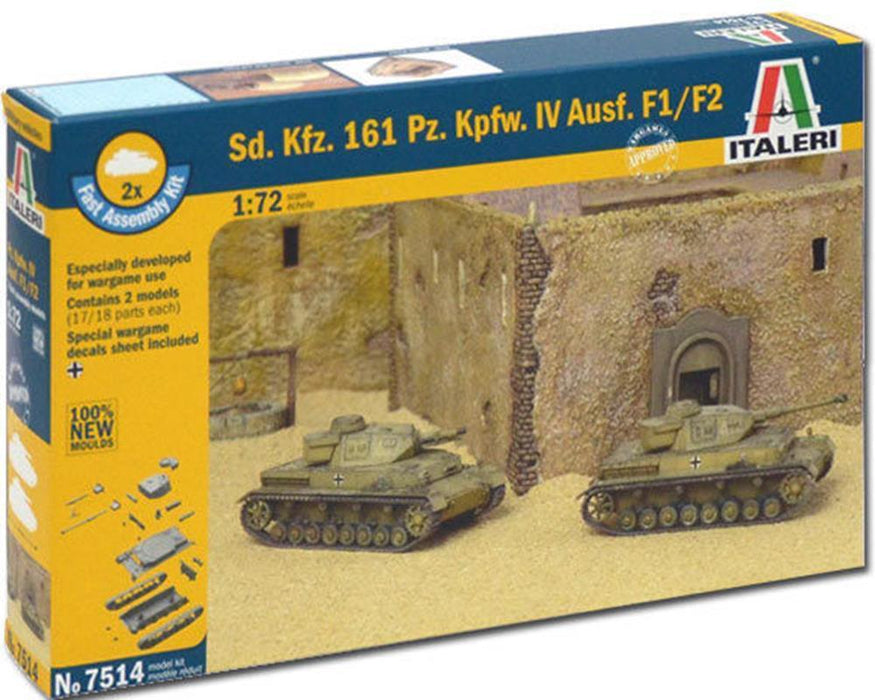 Italeri 1/72 7514 Sd. Kfz 161 Pz.Kpfw. Iv F1/F2 - Hobby City NZ (8219028455661)