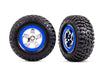 Traxxas 5869A T&W SCT CHRM BLU BDLK 2WD FRNT (8828025012461)