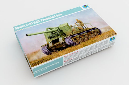 Trumpeter 05583 1/35 Soviet S-51 Self-Propelled Gun (7636009976045)