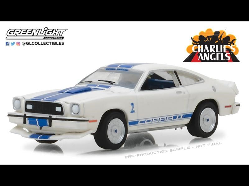 GreenLight 44790-A 1/64 Jill Munroe's 1976 Ford Mustang II Cobra II - Charlie's Angels