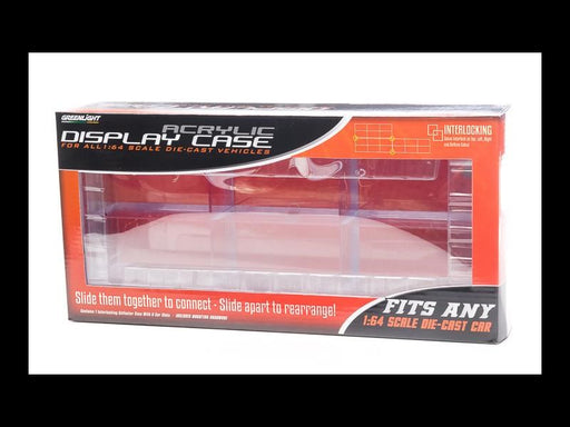 GreenLight GL-55012 1/64 1/64 Scale - 6 - Car Connecting Acrylic Display Case (8868015210733)