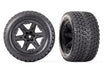 Traxxas 6764 T&W RXT BLK 2.8/GRAVIX TIRE (8374112551149)