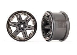 Traxxas 6772-BLKCR WHEELS RXT GRAPHITE GRAY 2.8