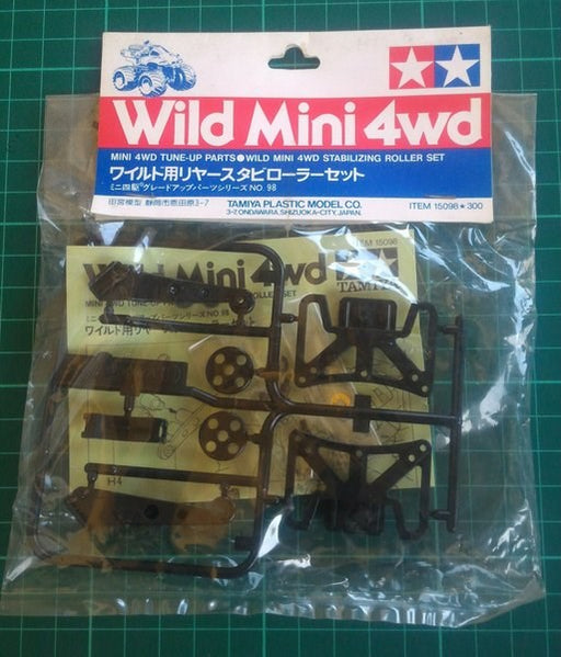 Tamiya 15098 Mini 4WD Tune-Up Parts: Wild Mini 4WD Stabilizing Roller Set (769288536113)