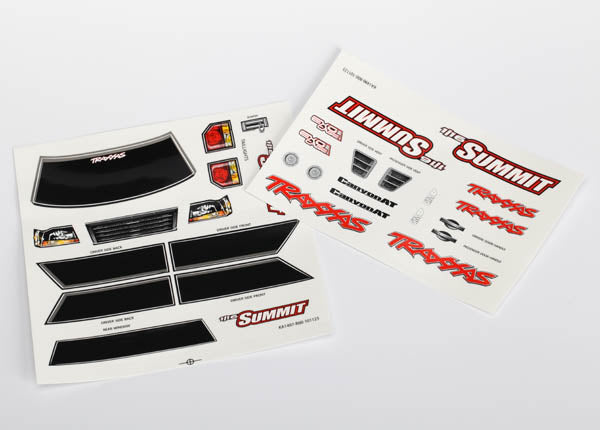 Traxxas 7214 Decal 1/16 Summit (8559522611437)