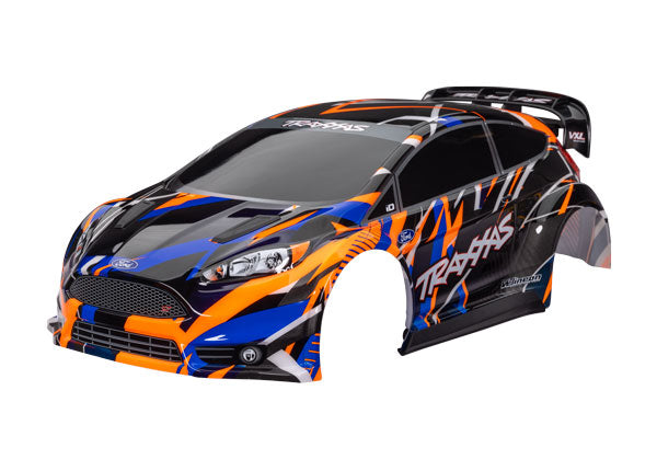 Traxxas 7427-ORNG Body Ford Fiesta St Rally Vxl Orange (8559522742509)