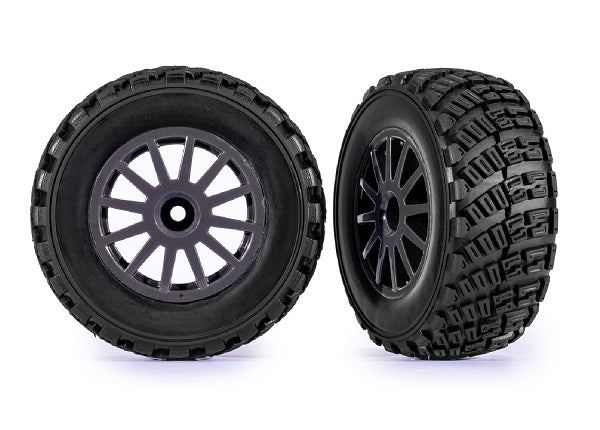 Traxxas 7473-GRAY Tires & Wheels Whl Gravl Pattrn Tire (8814944714989)