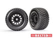 Traxxas 7862 T&W XRT RACE BLK WHL GRVX TIRE (8404530266349)