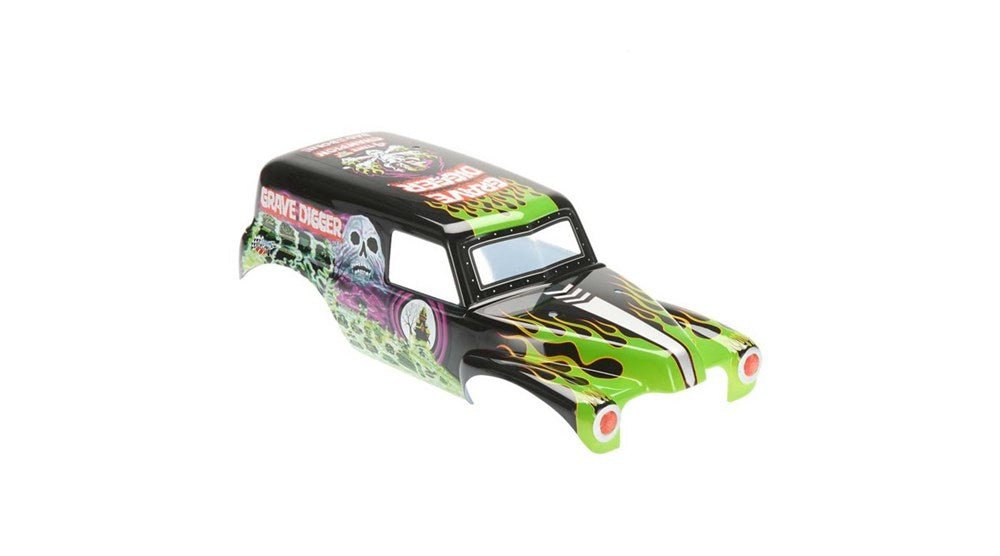 Axial AXIC1459 AX31459 Grave Digger Monster Truck Printed Body (8319012077805)