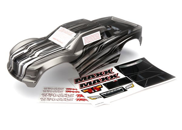 Traxxas 8911X Body Maxx???????????????????? ProGraphix???????????????????? (graphics are printed requires paint & final color application)/ decal sheet