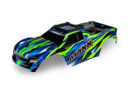 Traxxas 8918G Body Maxx green (painted decals applied) (8374106554605)