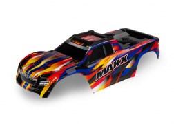 Traxxas 8918P Body Maxx yellow (painted decals applied) - Hobby City NZ