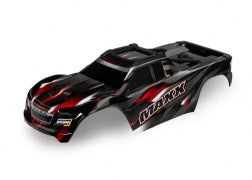 Traxxas 8918R Body Maxx red (painted decals applied) (8228114399469)