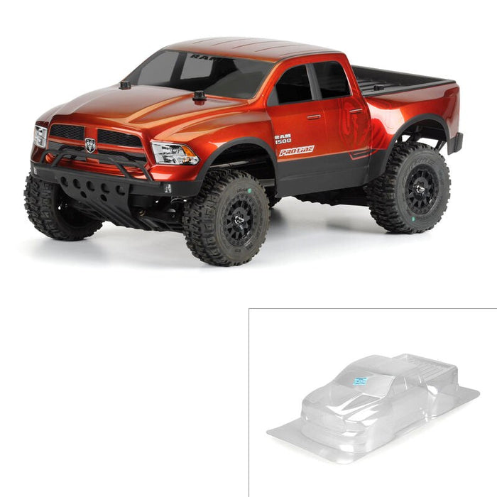 Pro-Line PRO342000 2013 Ram 1500 True Scale Clear Body: PRO2 SC SLH (8324317085933)