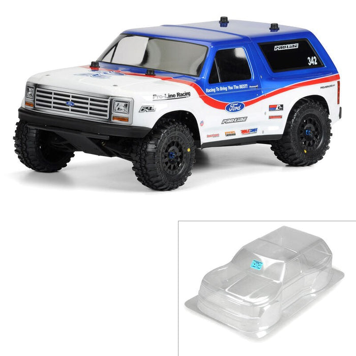 Pro-Line PRO342300 1981 Ford Bronco Clear Body : PRO-2 SC SLH (8324317118701)