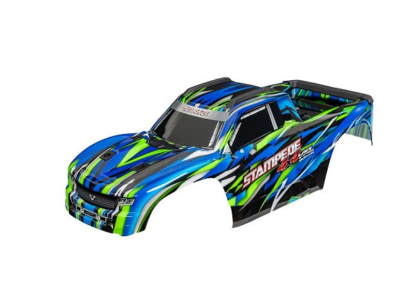 Traxxas 9014-GRN Body Stampede 4X4 Vxl Green (8559523922157)