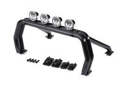 Traxxas 9262R Roll bar (black)/ mounts (front (2) rear (left & right)) (fits #9212 body) (8177833804013)