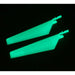 E-Flite EFLH2220GL Lower Main Blade SetGlow in the Dark (1 pr): BMCX (8324330979565)