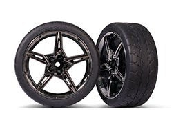 Traxxas 9370 T&W SPLIT SPOKE BLK CHRM 2.0' RESPONSE FR (8828412264685)